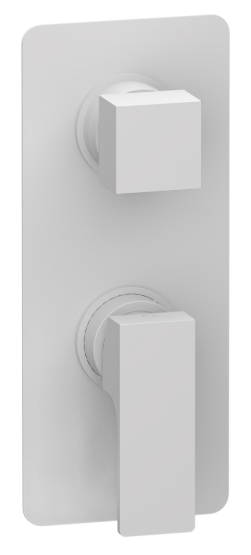 Смеситель для душа Remer Absolute AU92KBBO, белый матовый в строительном магазине