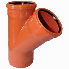 Тройник для наружной канализации 160x90° в строительном магазине