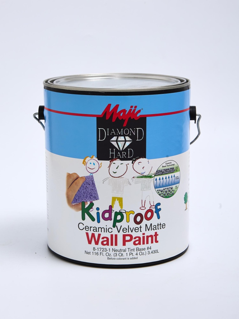 Краска интерьерная Majic Paints Kidproof/Маджик Паинт Кидпроф с керамическими частицами 3,8л в строительном магазине