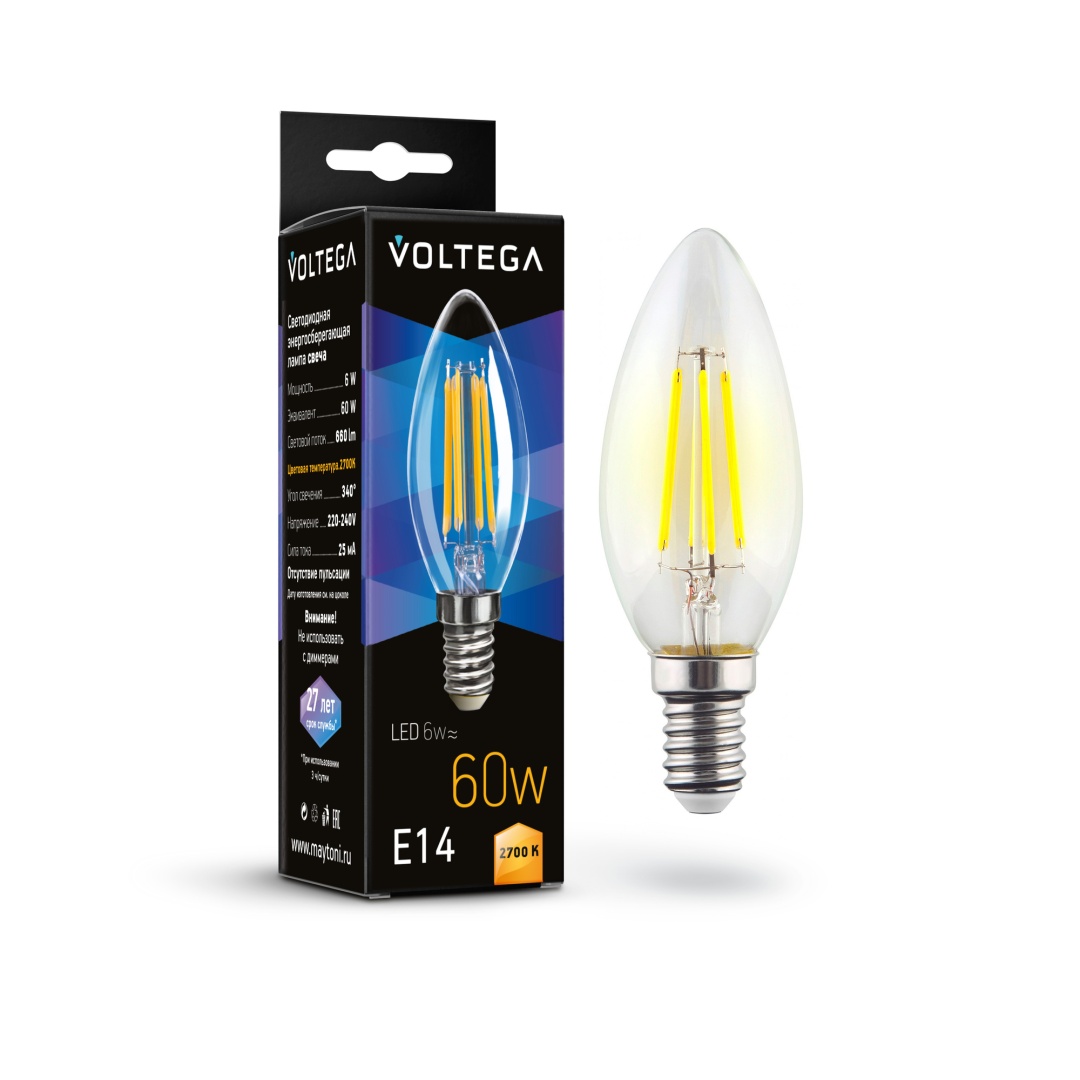 Лампочка Voltega 7197 в строительном магазине