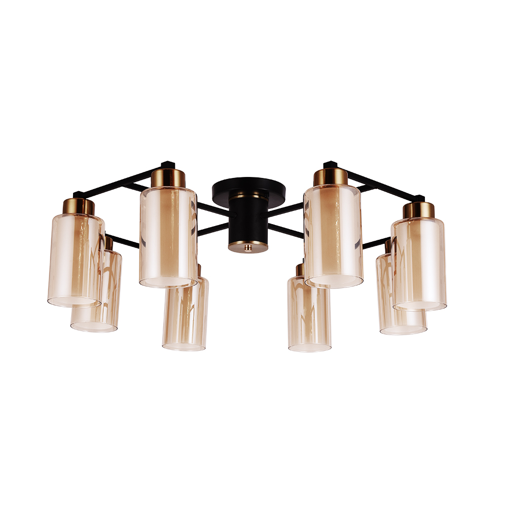 Потолочная люстра Arte Lamp LEO A7027PL-8BK в строительном магазине