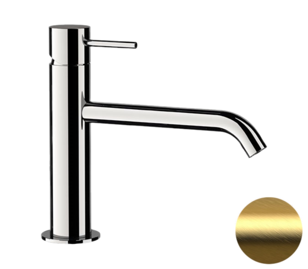 Смеситель для раковины Remer X Style X12ABG, золото брашированное в строительном магазине