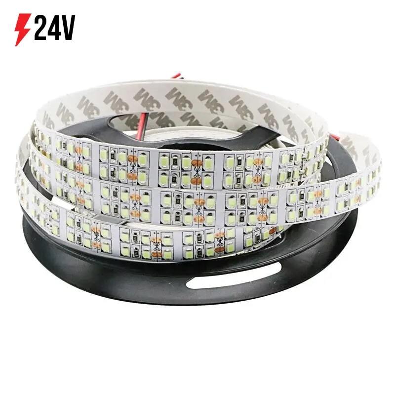 Светодиодная лента 19.2Вт двухрядная 3528 24V LUX в строительном магазине