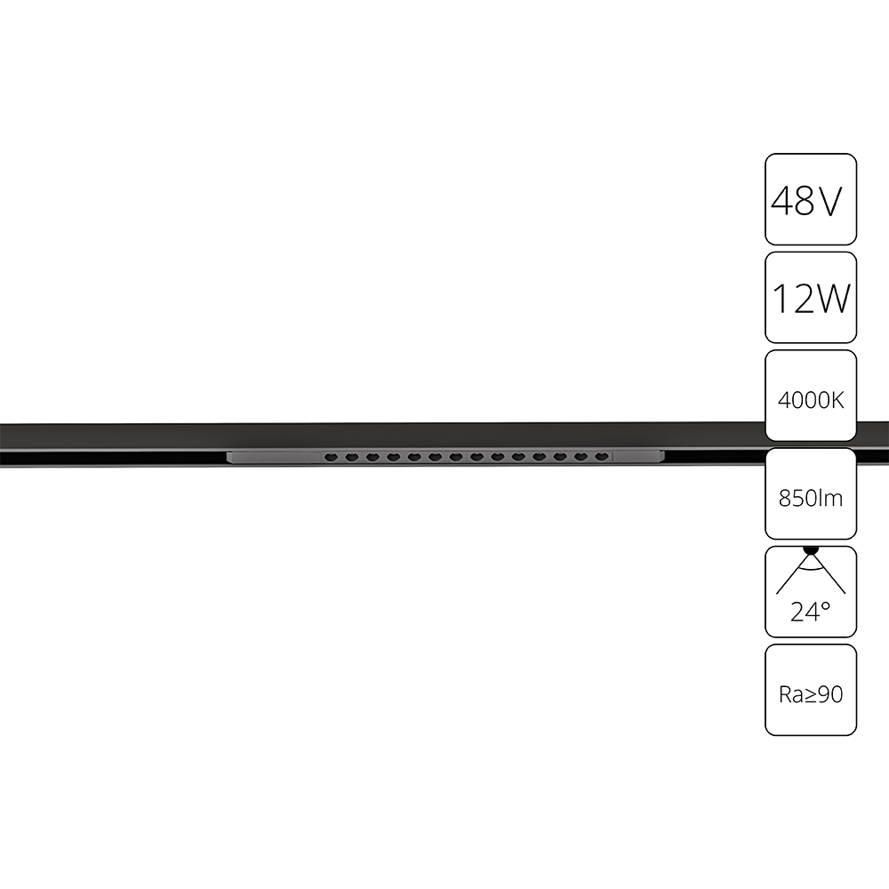 Магнитный трековый светильник Arte Lamp OPTIMA A7266PL-1BK в строительном магазине