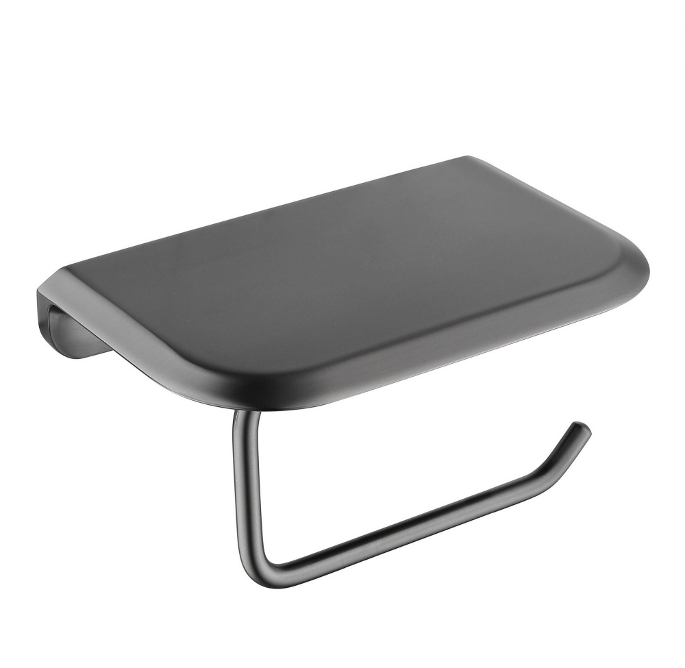 Бумагодержатель с полкой для телефона ABBER Nord AA1530NG никель в строительном магазине