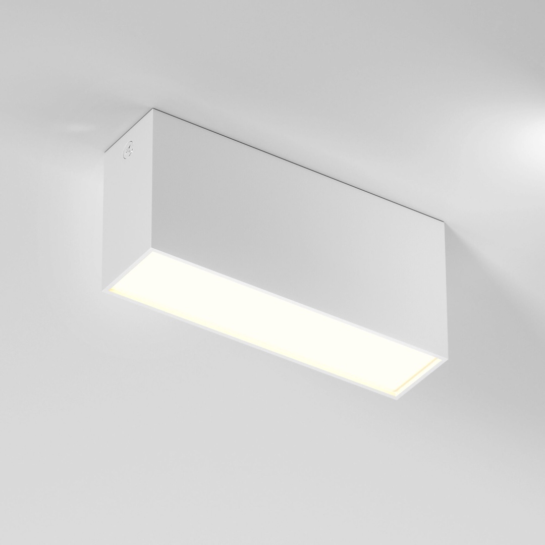 Светильник потолочный светодиодный 10W 3000K белый Block 25109/LED в строительном магазине