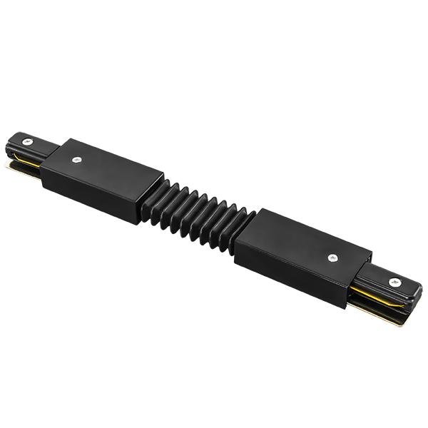 502157 Соединитель трековый однофазный BARRA регулируемый гибкий ЧЕРНЫЙ в строительном магазине