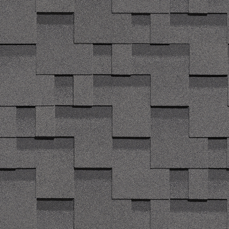 Окисленная гибкая черепица Docke Standard Тетрис Серый