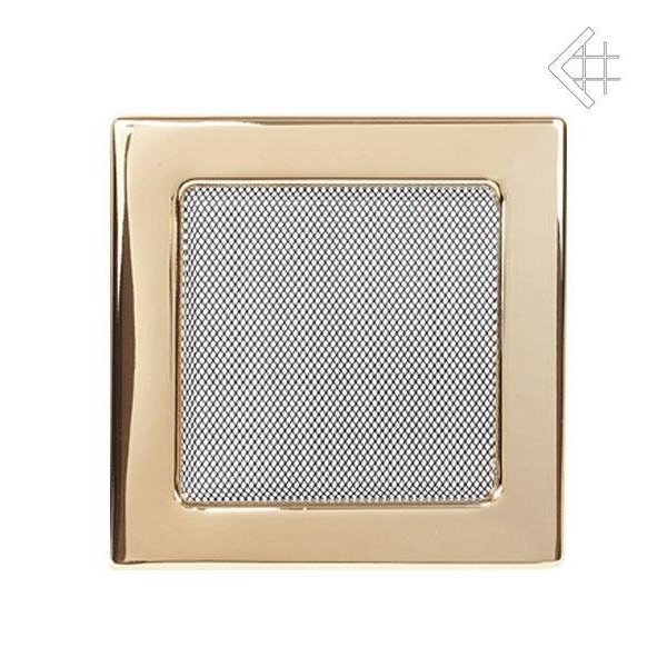 Вентиляционная решетка 17х17 полированная латунь в строительном магазине