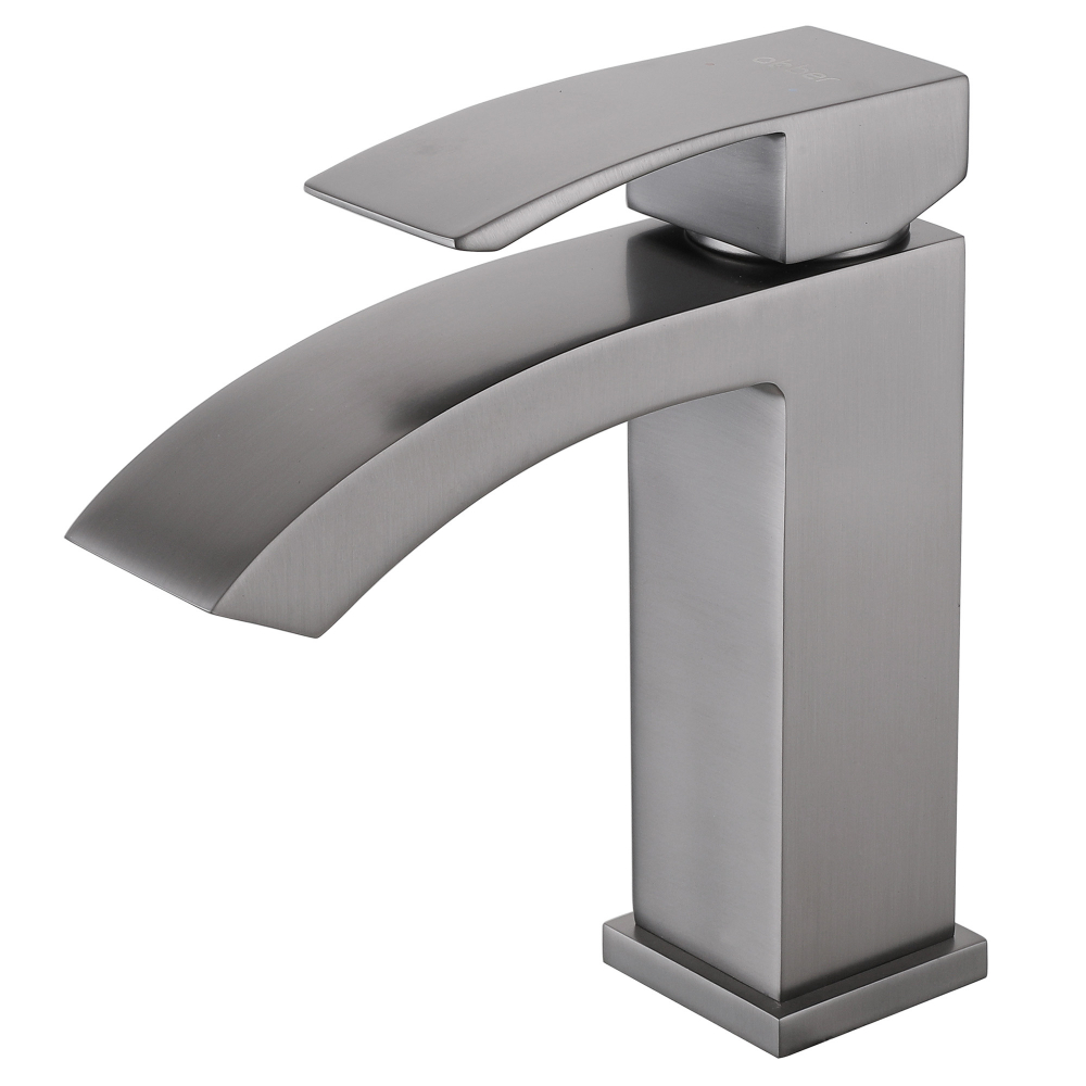 Смеситель ABBER Wasserfall AF8610NG для раковины, никель в строительном магазине