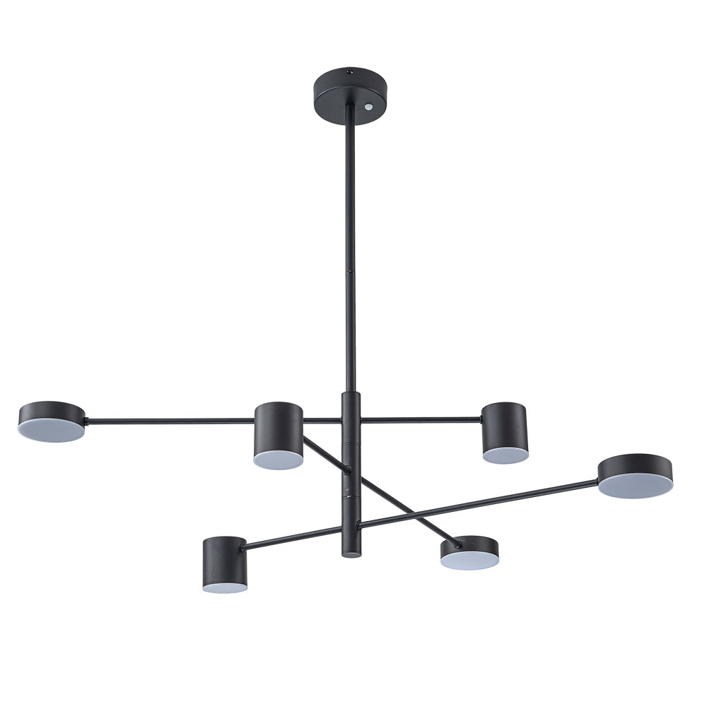 Люстра на штанге Arte Lamp STANLEY A2476PL-40BK в строительном магазине