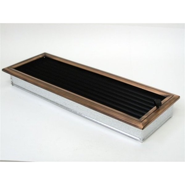 Вентиляционная решетка 17х49 Оскар медь с жалюзи в строительном магазине