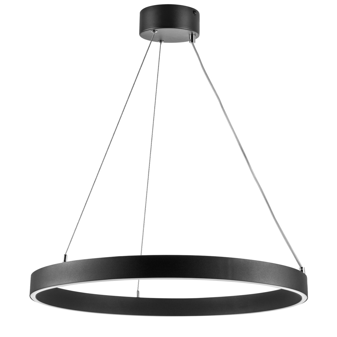 748027 Люстра SATURNO LED 36W 2500LM 70G ЧЕРНЫЙ 3000-6000K в строительном магазине