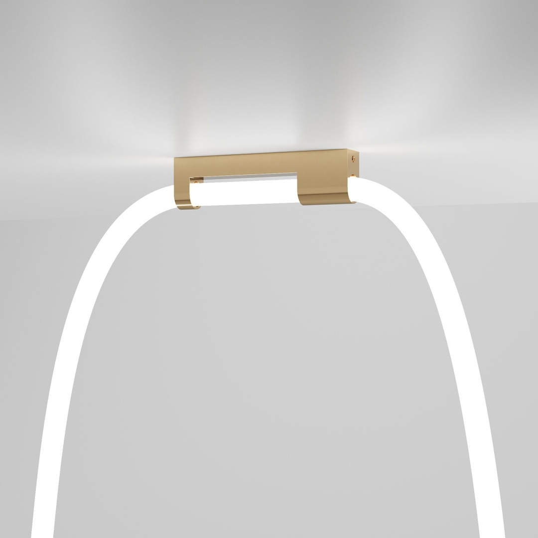 Накладные крепления для круглого гибкого неона Full light латунь FL 28161 в строительном магазине