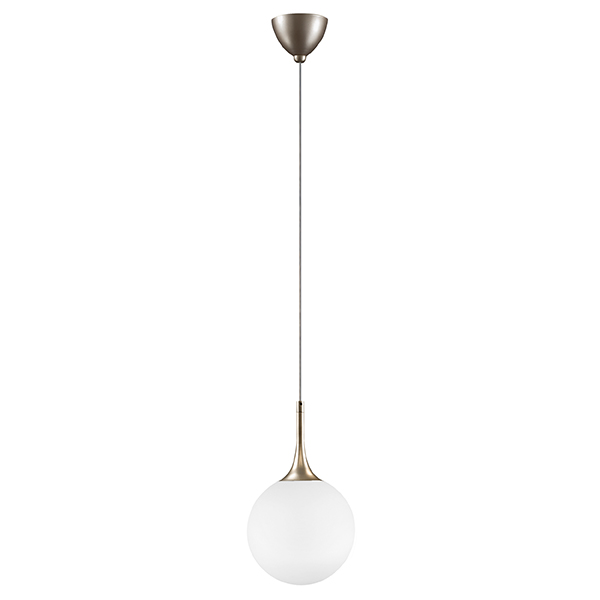 813023 Подвес GLOBO 1х40W E14 champagne gold/white в строительном магазине