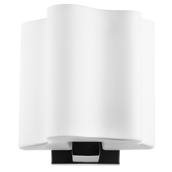 802617 Бра NUBI 1х40W E14 ЧЕРНЫЙ МАТОВЫЙ/БЕЛЫЙ в строительном магазине