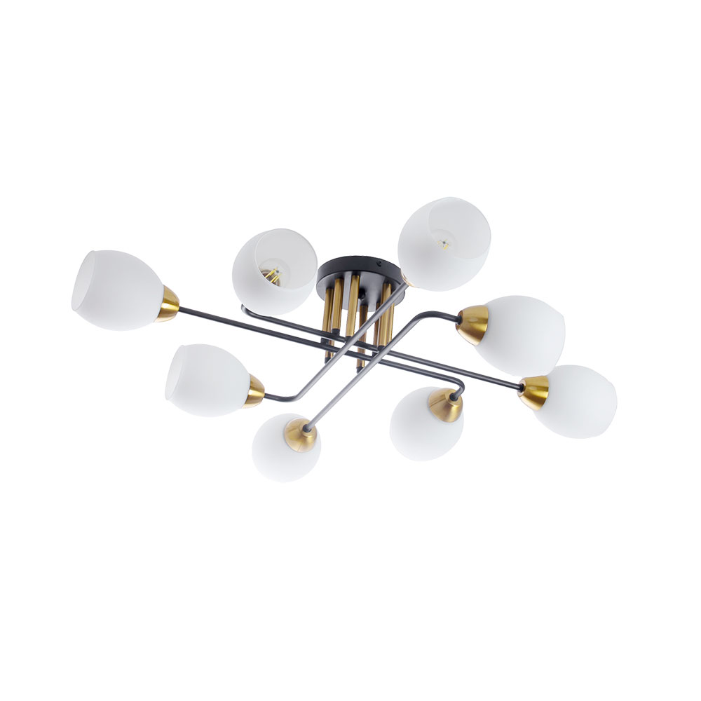 Потолочная люстра Arte Lamp ANDREA A8141PL-8BK в строительном магазине