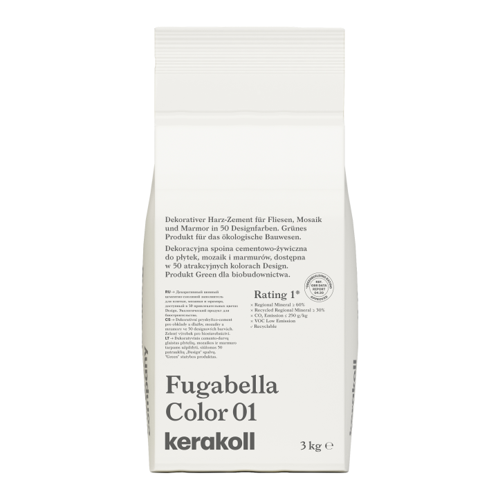 Kerakoll Fugabella color Гибридная затирка для плитки камня и мозаики