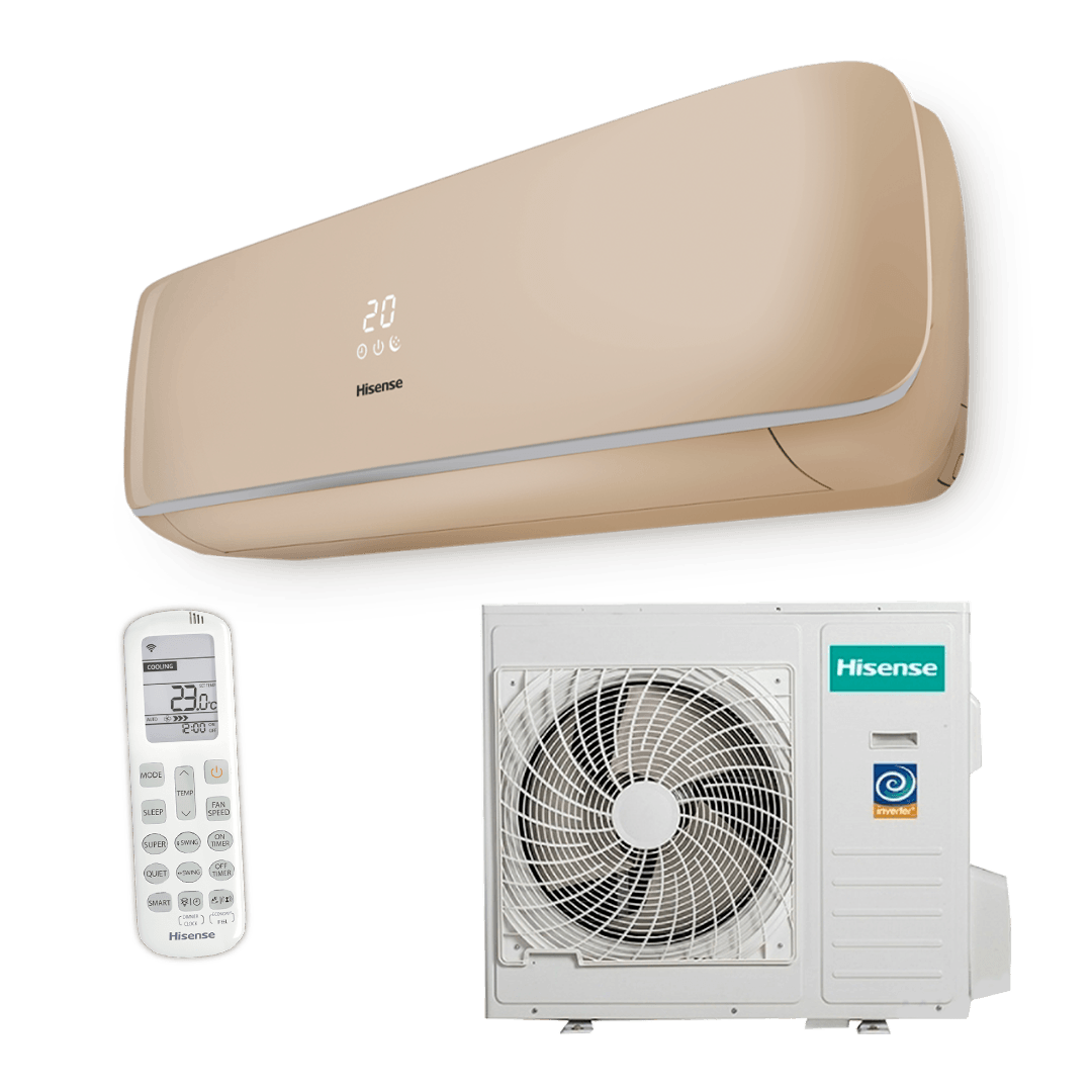 Hisense Champagne crystal super DC Inverter (R32) AS-10UW4RVETG01(С) в строительном магазине