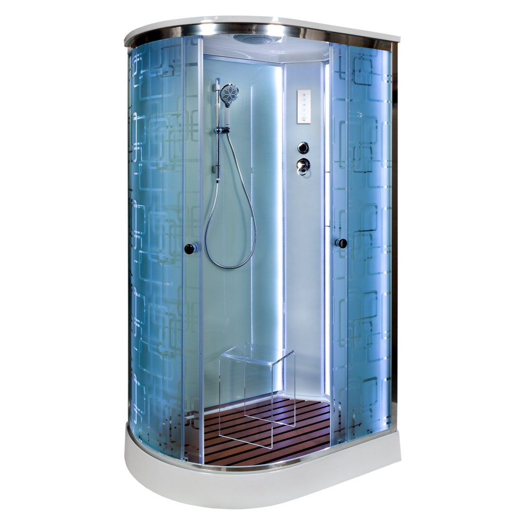 Душевая кабина Deto EM1512 R LED в строительном магазине