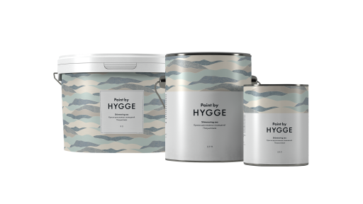 Краска для влажных помещений Hygge Shimmering sea Полуматовая водно-дисперсионная для окраски стен и потолков в помещениях 2,7л в строительном магазине