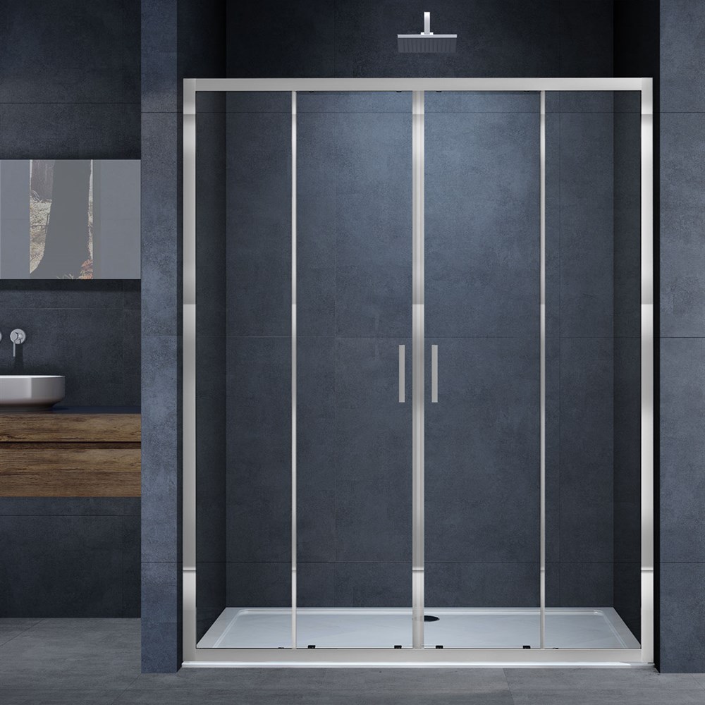 Душевая дверь Vincea Alpha VDS-3AL2170MT, 1700, хром, стекло текстурное в строительном магазине