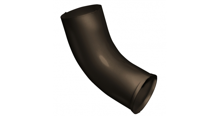 Колено стока D 100 мм, Grand Line RR32 темно-коричневый 150х100