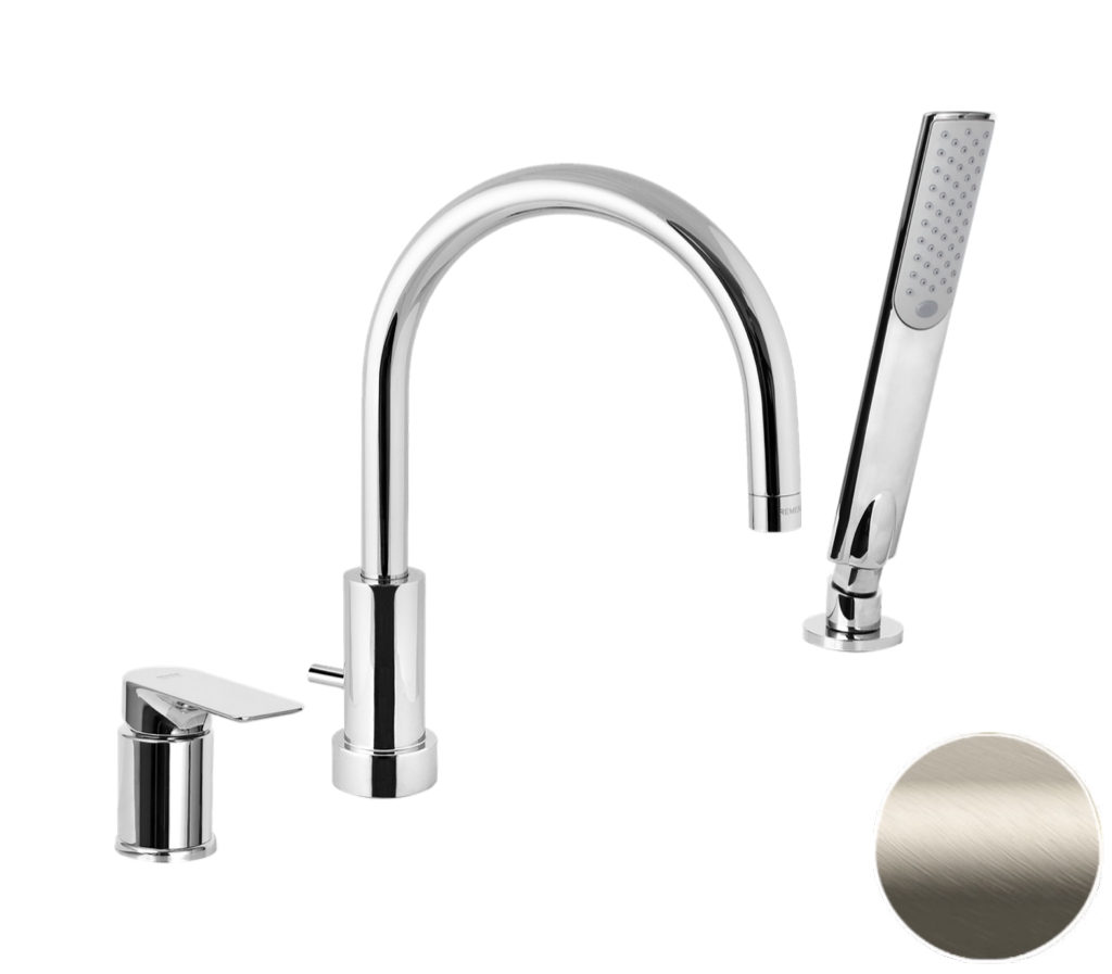 Смеситель для ванны Remer Infinity I07XV, сталь в строительном магазине