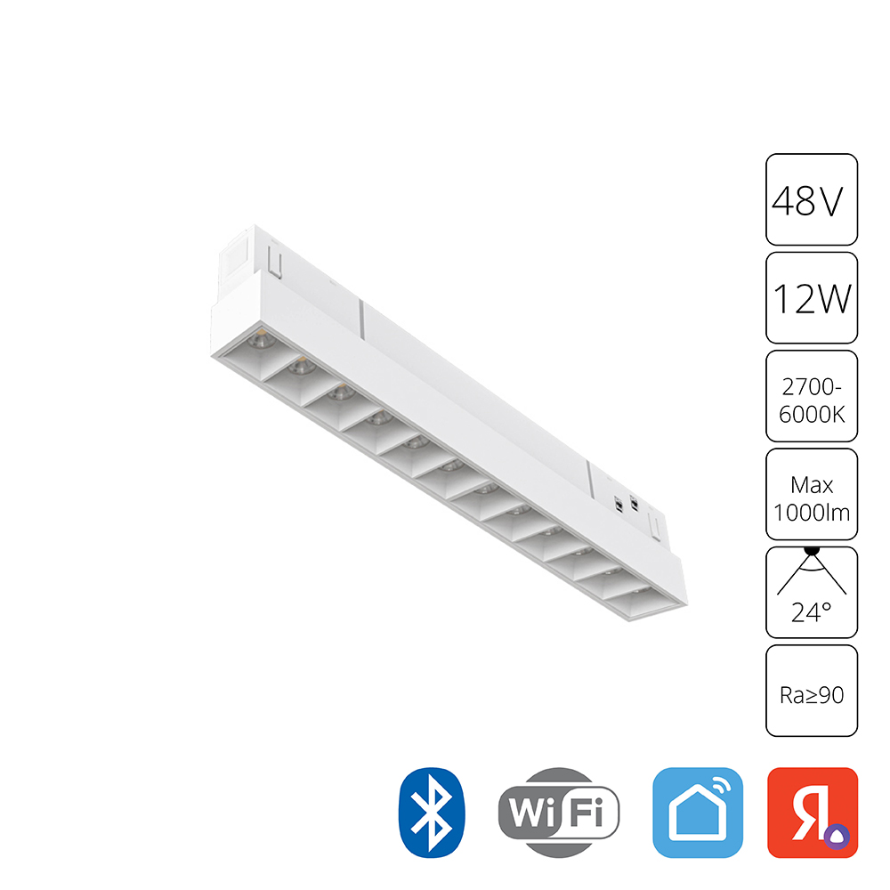 Магнитный трековый светильник Arte Lamp LINEA A4694PL-1WH в строительном магазине