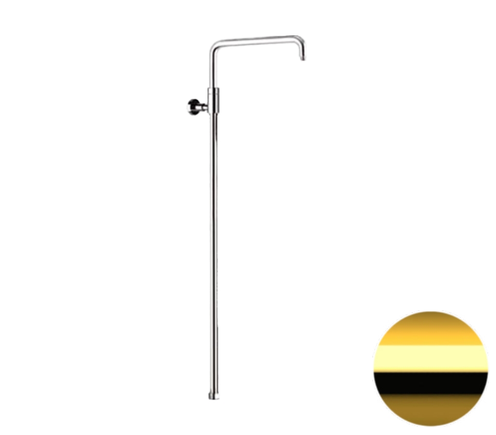 Душевая колонна телескопическая Remer 330A7DCESDEVDO, золото глянцевое в строительном магазине