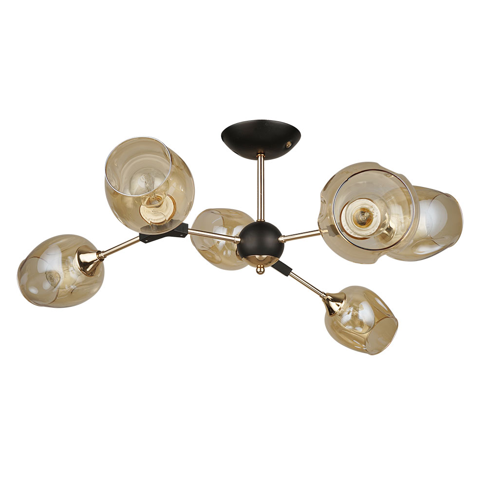 Люстра на штанге Arte Lamp SEPPIA A4211PL-6BK в строительном магазине
