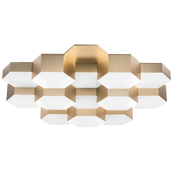 750161 Люстра потол FAVO LED-80W 3840LM Satin Gold 3000K в строительном магазине