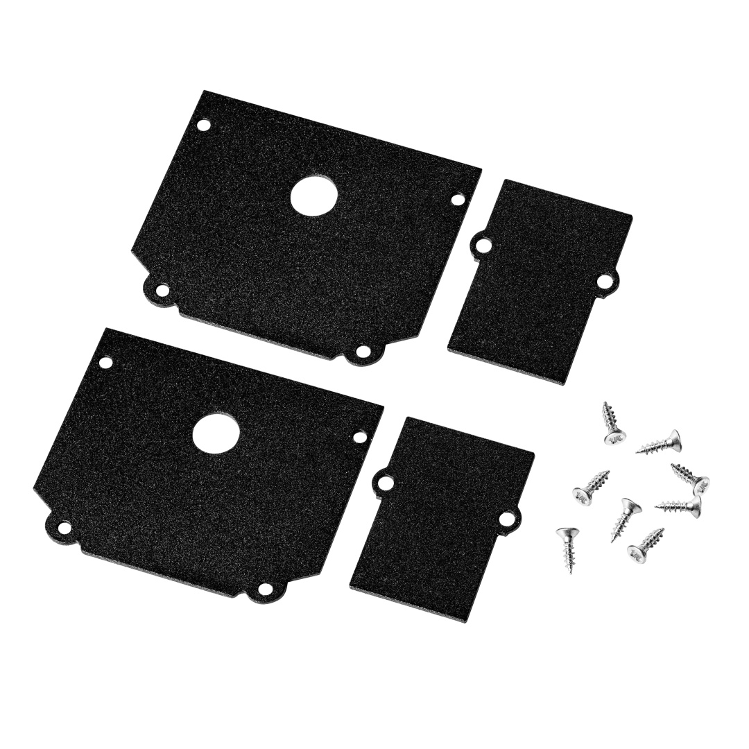 505467 Комплект торцевых заглушек д/трека TETA PRO 505427/505437 ЧЕРНЫЙ в строительном магазине