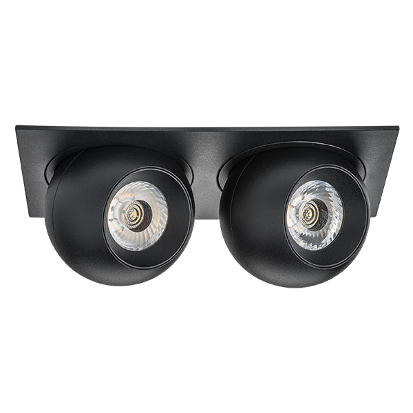 i5277272 Светильник INTERO LED 9W*2 850LM*2 24G ЧЕРНЫЙ 3000K (217527+217072+217072) в строительном магазине