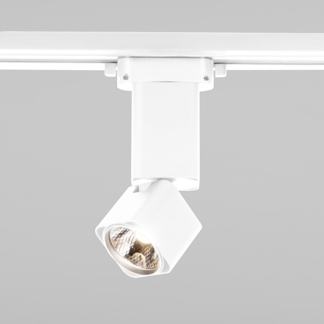 Трековый светильник для однофазного шинопровода Cubus белый матовый 10 Вт 4200K 85516/01 в строительном магазине