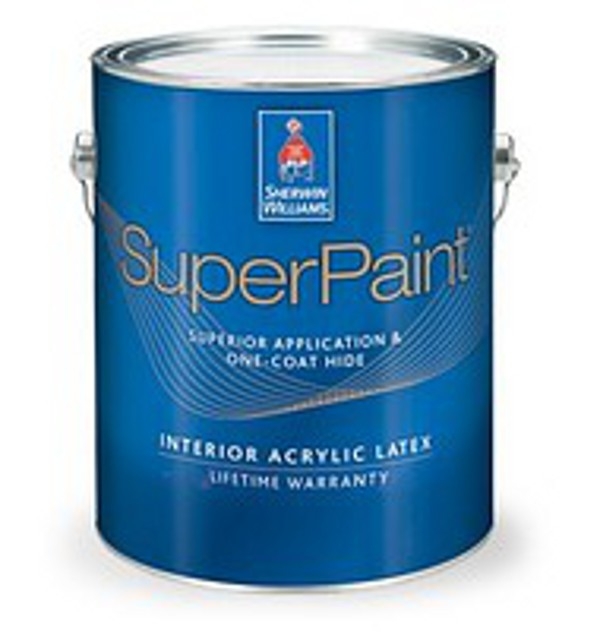 Краска Sherwin Williams (Шервин Вилльямс) Super Paint (СуперПэйнт) Латексная 3,8л в строительном магазине