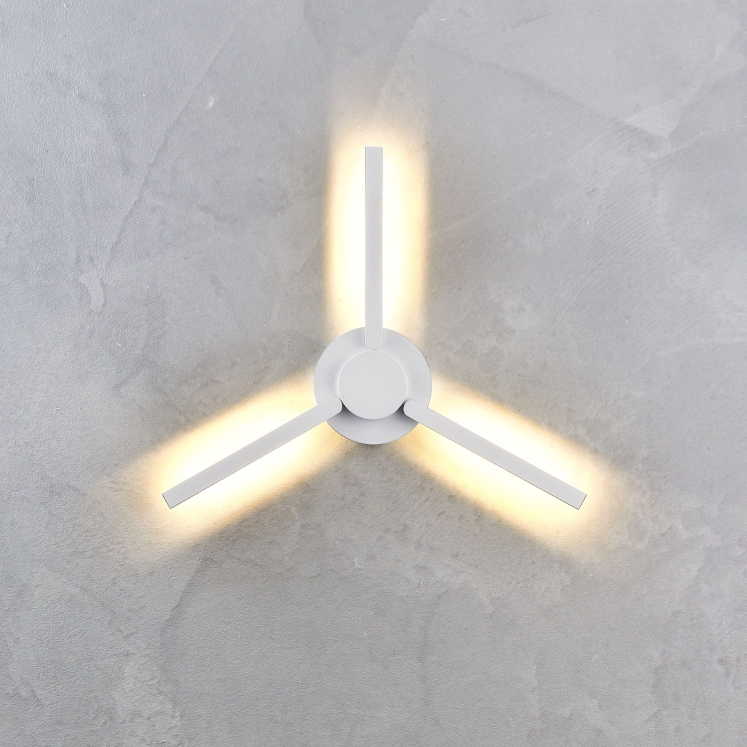 Пылевлагозащи<wbr>щенный светодиодный светильник с поворотным механизмом Lever IP54 1665 Techno LED белый в строительном магазине