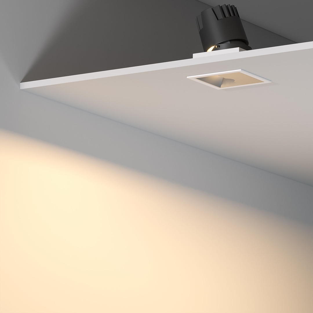 Точечный светодиодный светильник 10W 3000K белый/хром 25091/LED в строительном магазине