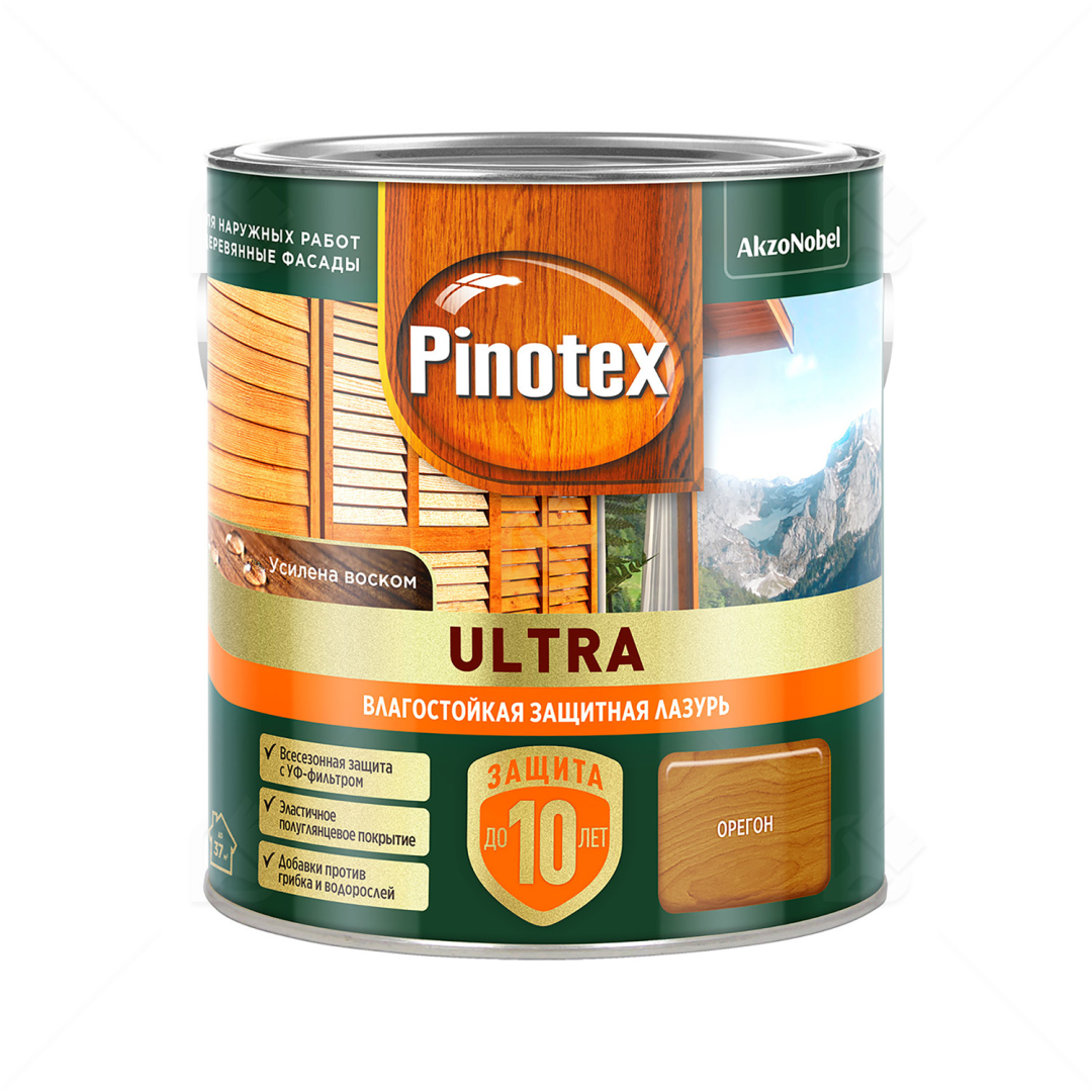 Пропитка Pinotex Ultra AWB полуглянцевая орегон 2,5 л