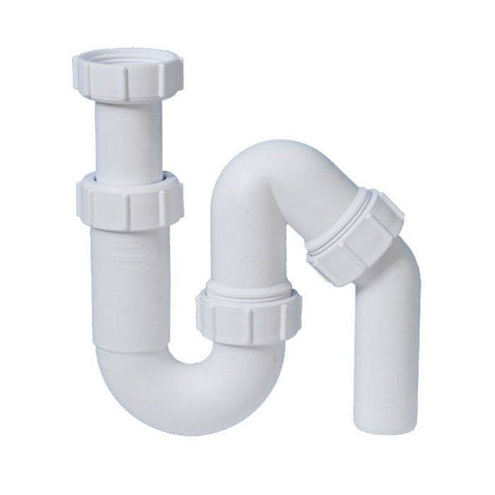 Сифон трубный Р/S-образный (1 1/4"х32мм) без выпуска McAlpine MRW5 в строительном магазине
