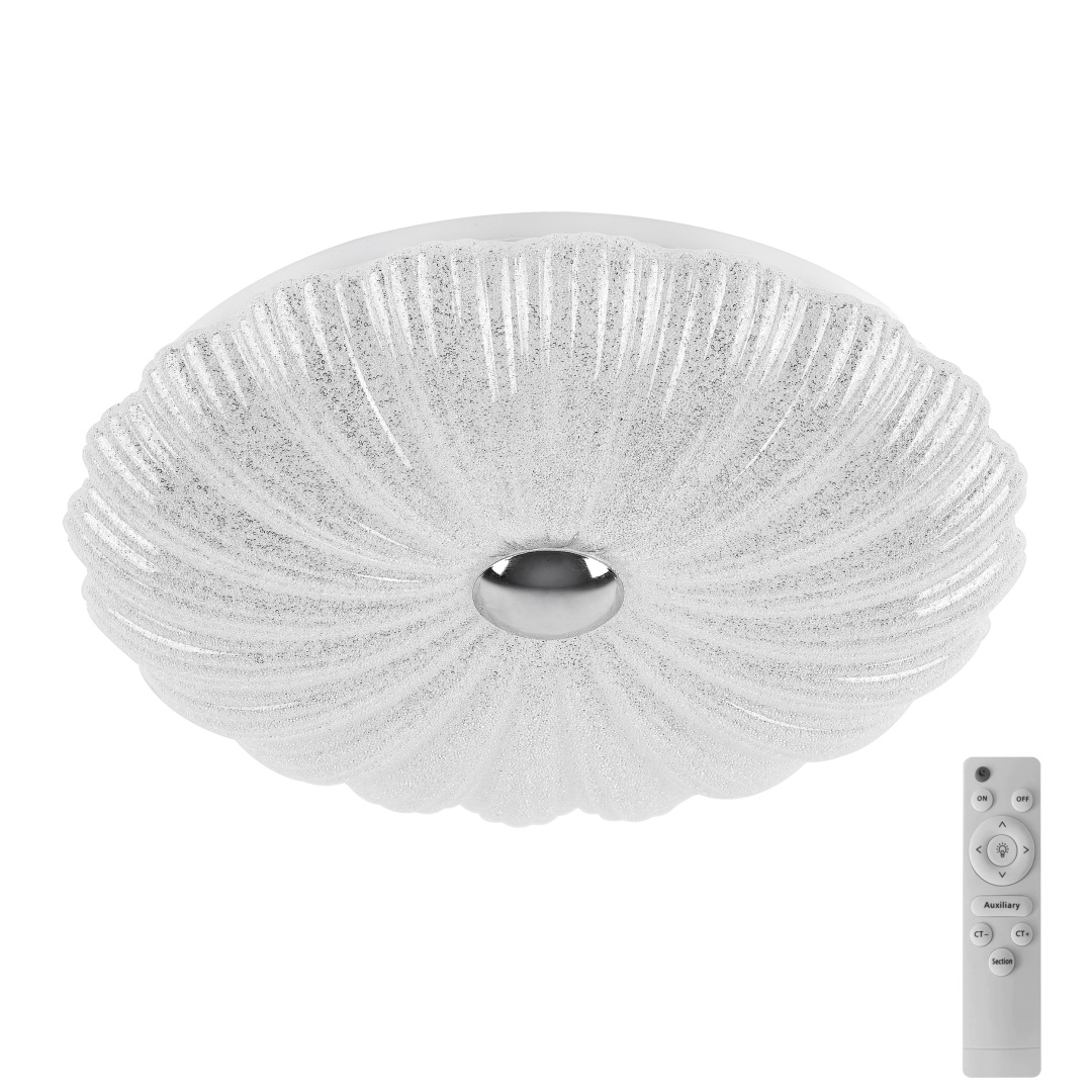 225650 Светильник настенно-потолочный ARCO SHELL 72W LED 3600LM ХРУСТАЛЬНЫЙ/ХРОМ/ЗОЛОТО 3000/4000/6000K в строительном магазине