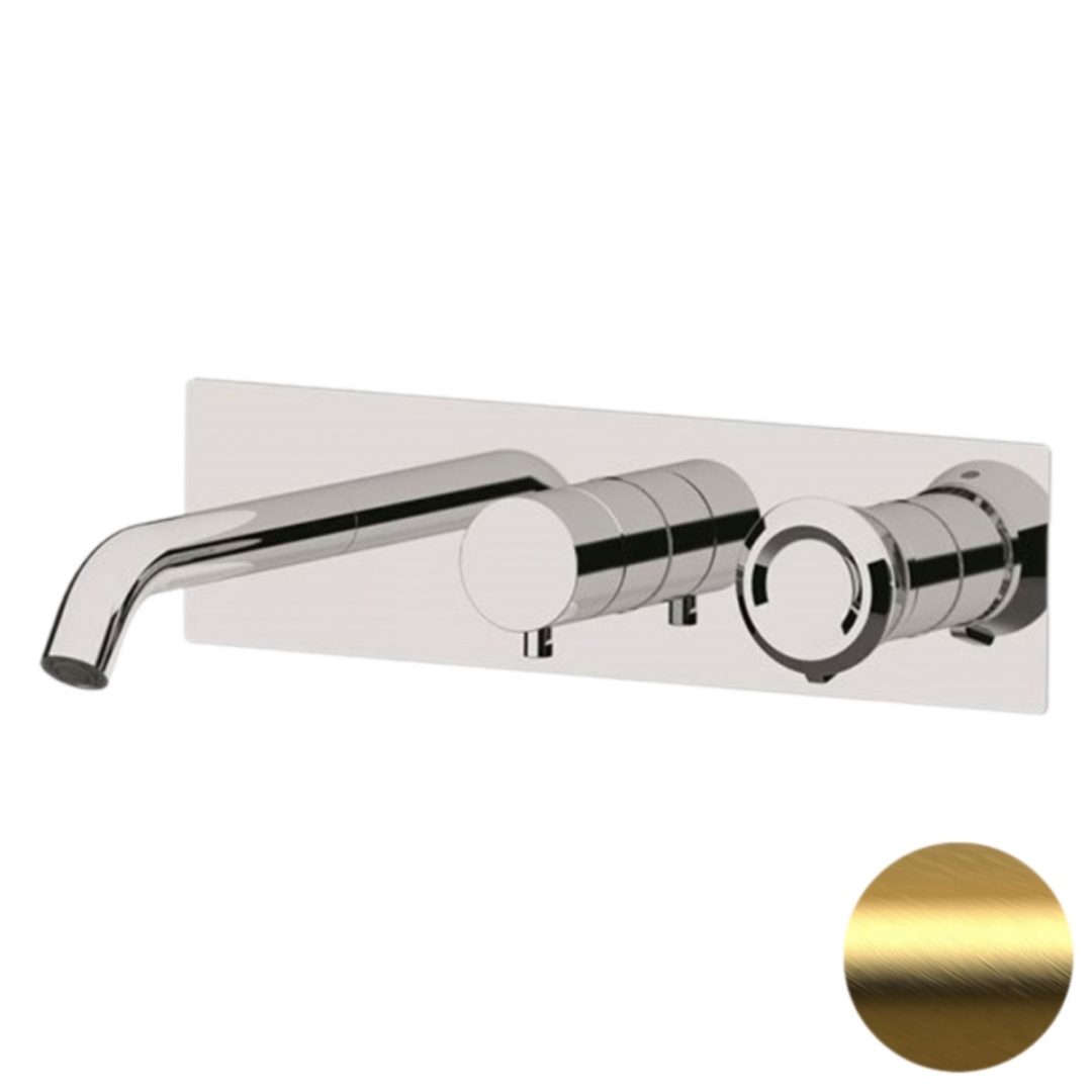 Смеситель для ванны Remer Element ET54D2BG, золото брашированное в строительном магазине