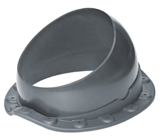 Krovent Base-VT Wave 125-150 основание вентиляционной трубы для м/ч серый (RAL 7024)