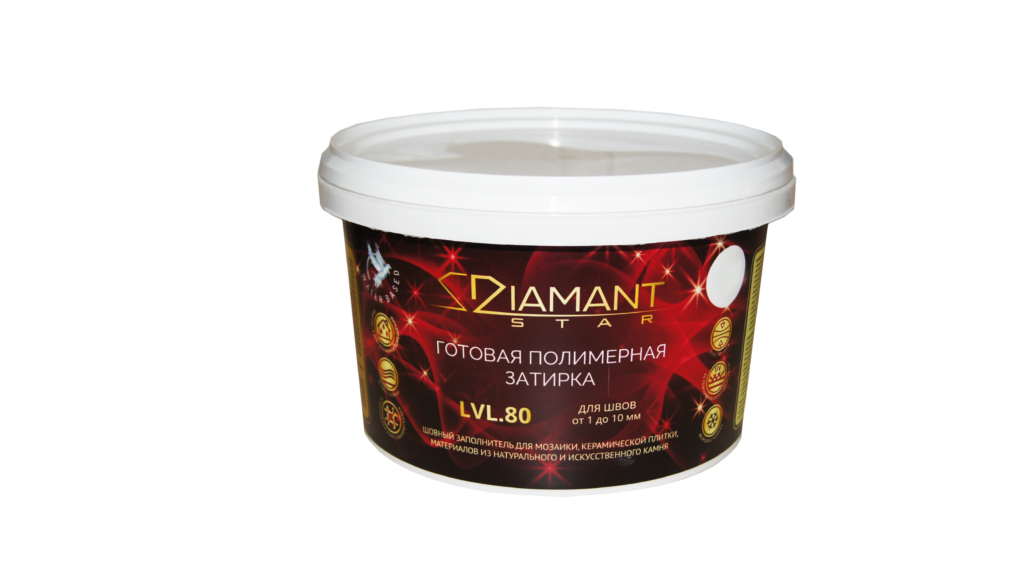 Полимерная затирка Diamant Star 801 белая 2кг