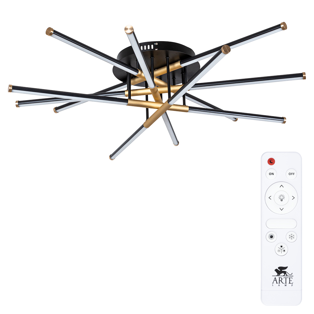 Потолочная люстра Arte Lamp FERNANDO A2199PL-6BK в строительном магазине