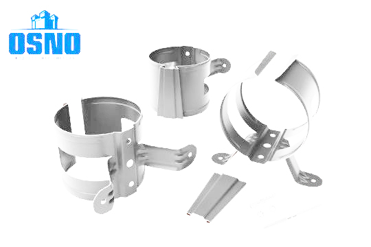 Кронштейн трубы на дерево 125/90 OSNO RAL 9003 белый