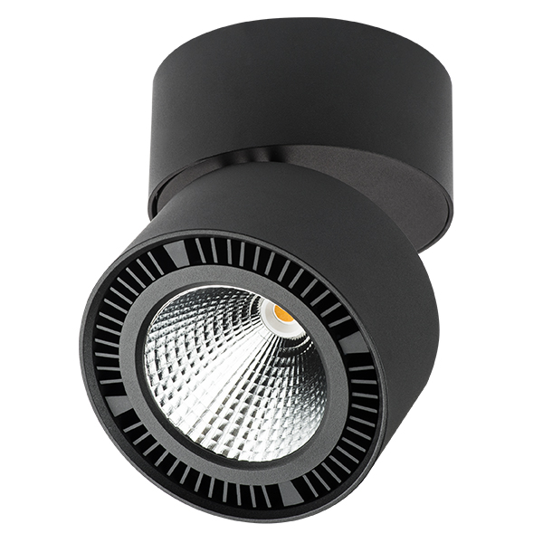 214857 Светильник FORTE MURO LED 40W 3400LM 30G ЧЕРНЫЙ 4000K в строительном магазине