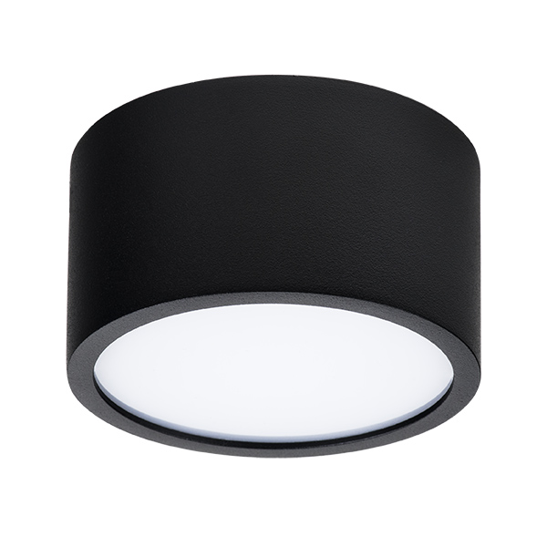 211917 Светильник ZOLLA CYL LED-RD 10W 780LM ЧЕРНЫЙ 3000K IP44 в строительном магазине