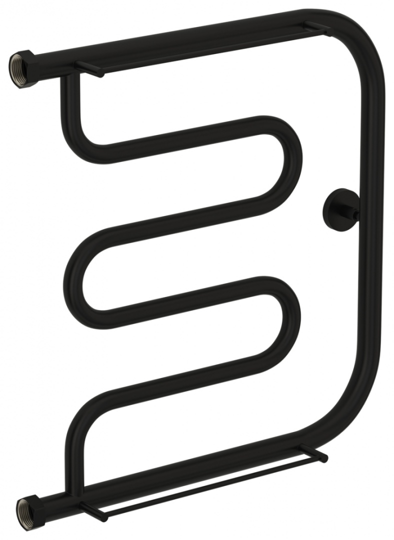 Полотенцесушитель водяной Сунержа, ВПС “Лира“ 2П 500х500 Н. Г. 1“ (Матовый Чёрный) в строительном магазине