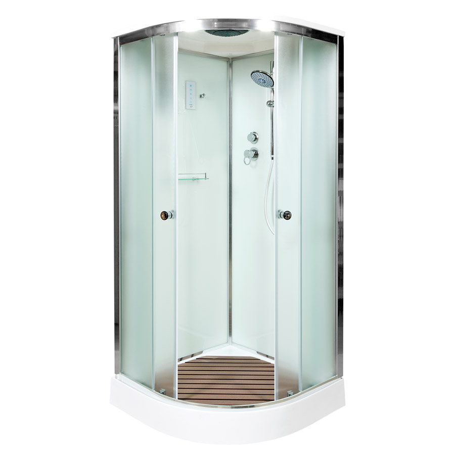 Душевая кабина Deto D01S с электрикой в строительном магазине